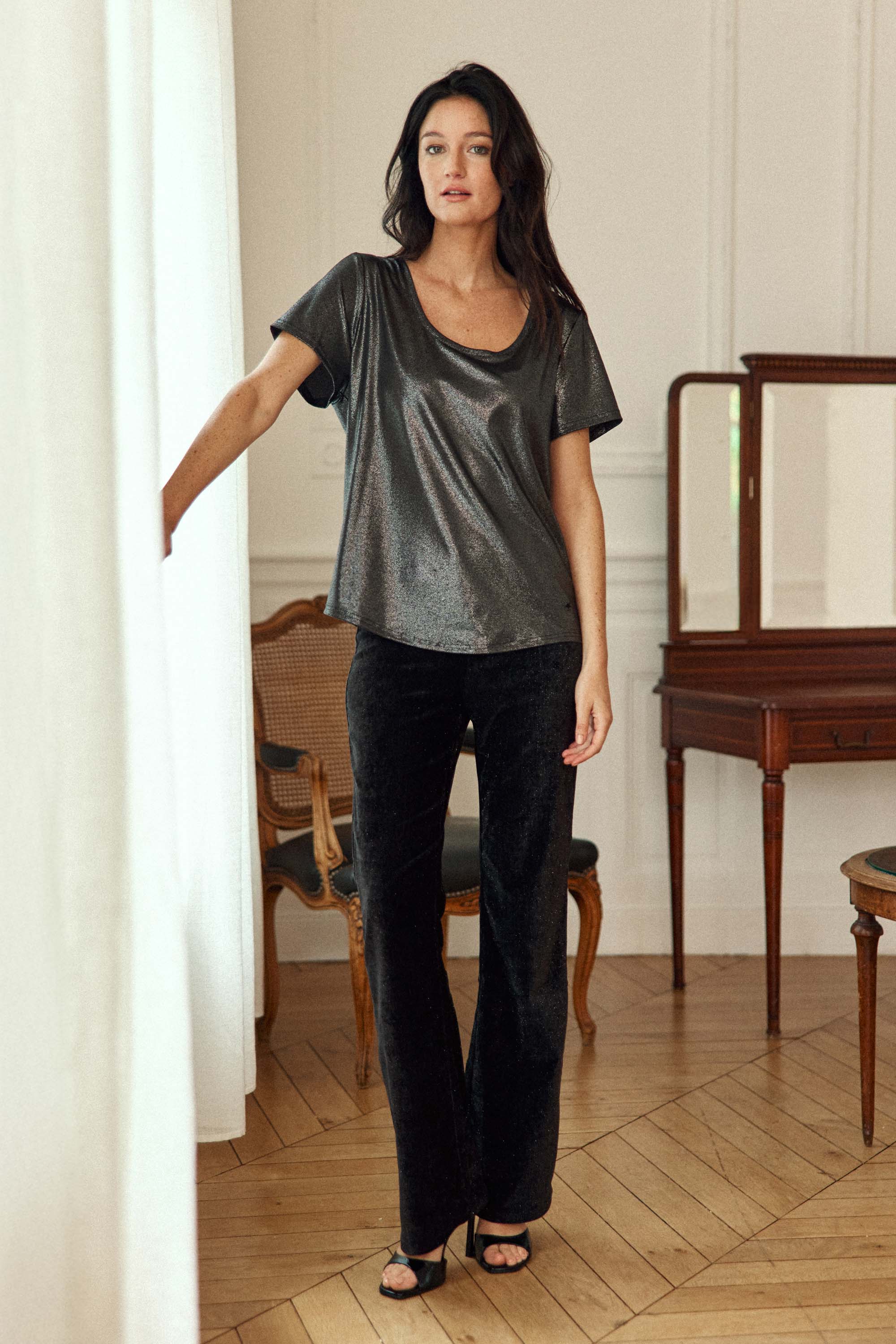 T-shirt argenté - Tia