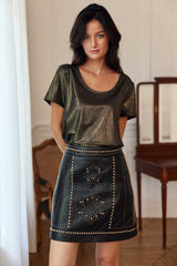 T-shirt mordoré - Tia