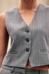 Veste sans manches grise - Vaite