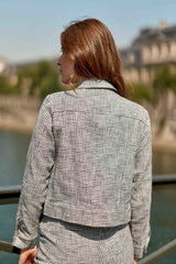 Veste courte vichy -  Vana