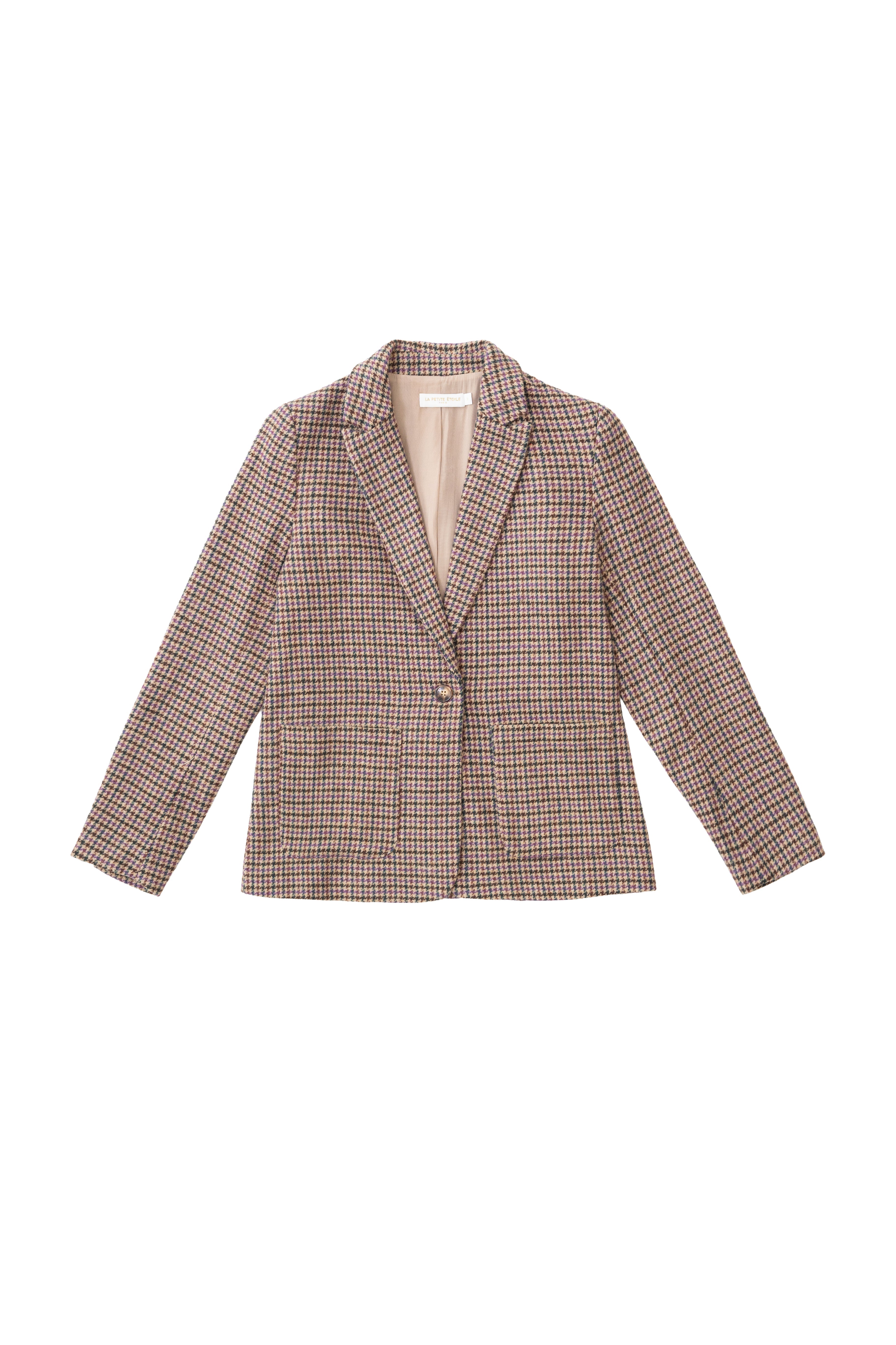 Veste tailleur pied de poule - Vaness