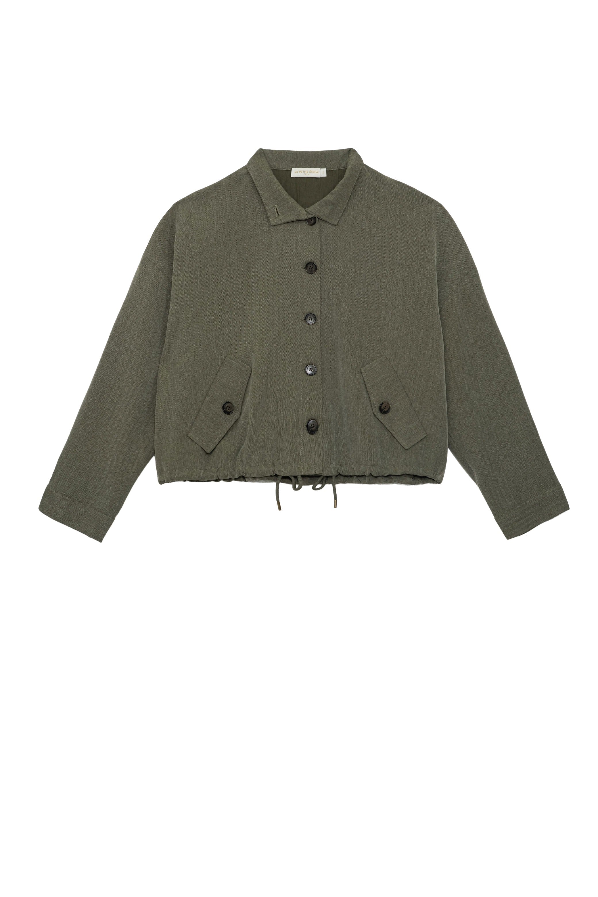 Veste col montant kaki - Vely