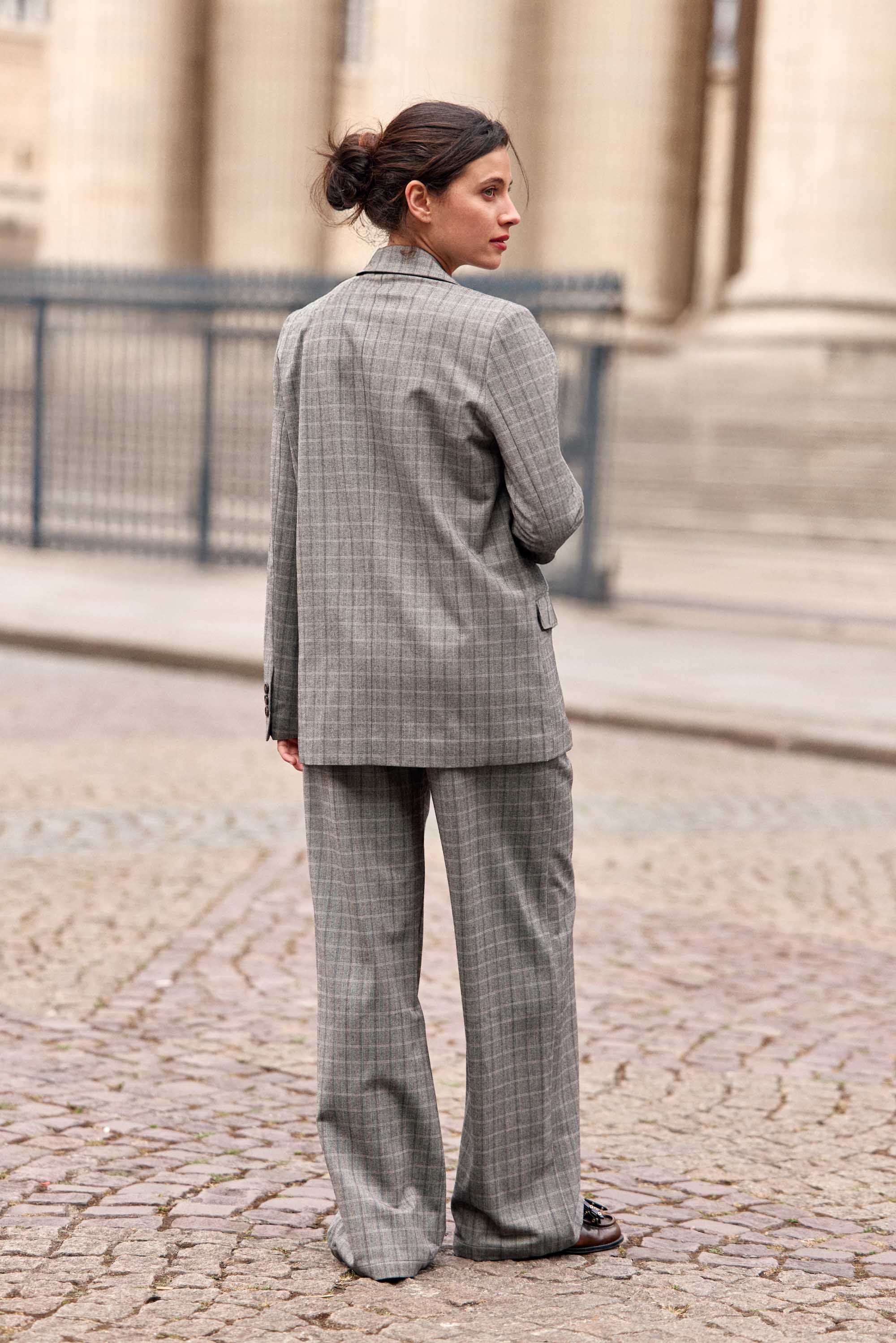 Veste tailleur grise - Vian