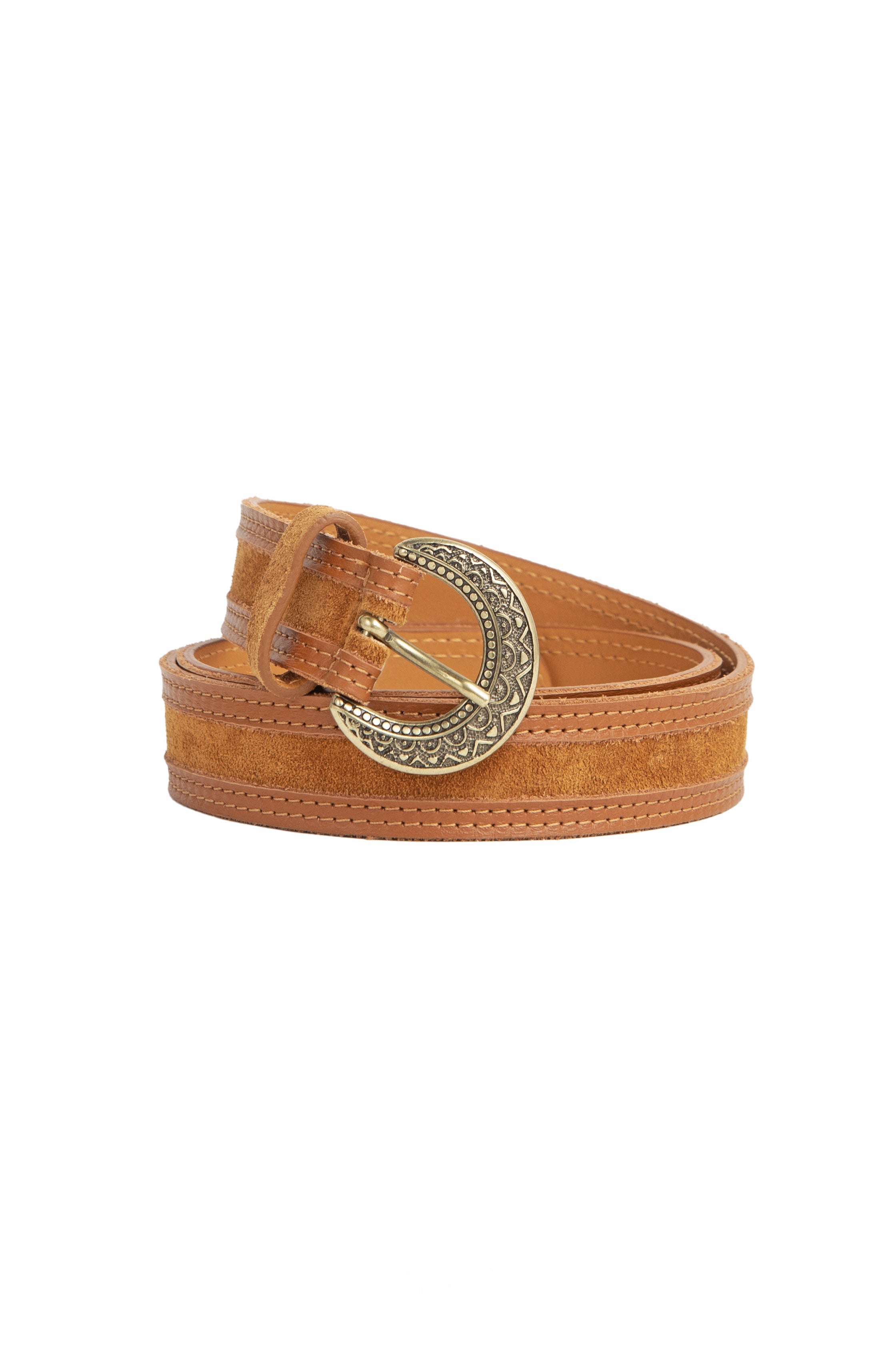 Ceinture en cuir camel - Ash