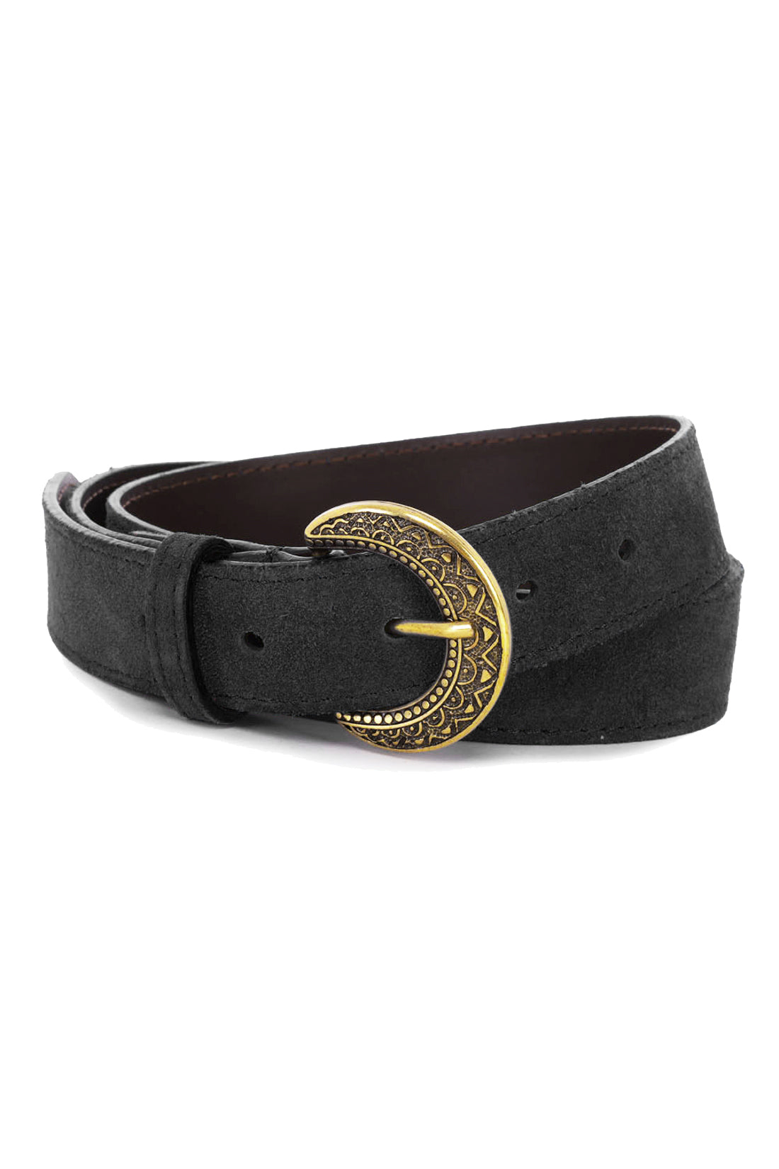 Ceinture en cuir noir - Vivian