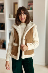 Veste sans manches camel - Vonnie