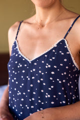 Caraco et shorty set fleurette - Zia